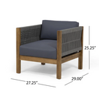 Laurel Outdoor 4 Seater Chat Set