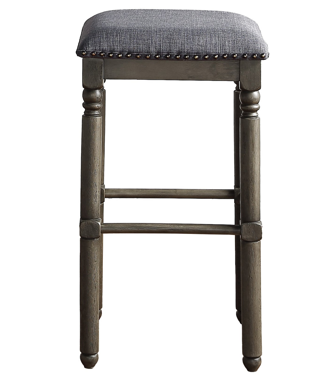 Arnhem Wood Upholstered Bar Stools, Set of 2