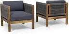 Laurel Outdoor Club Chair Set of 2