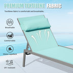 Patio Chaise Lounge Set of 3