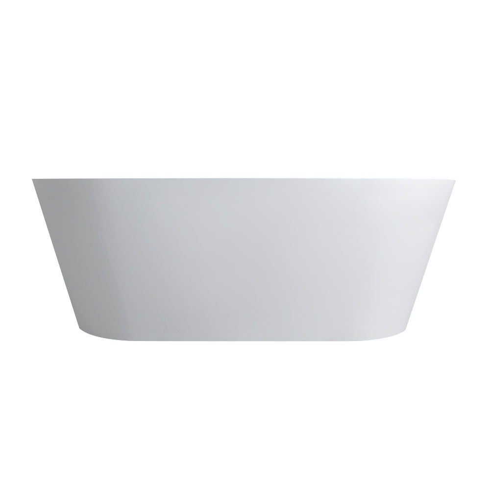 65 Inch Freestanding Solid Surface Soaking Bathtub