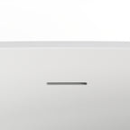65 Inch Freestanding Solid Surface Soaking Bathtub