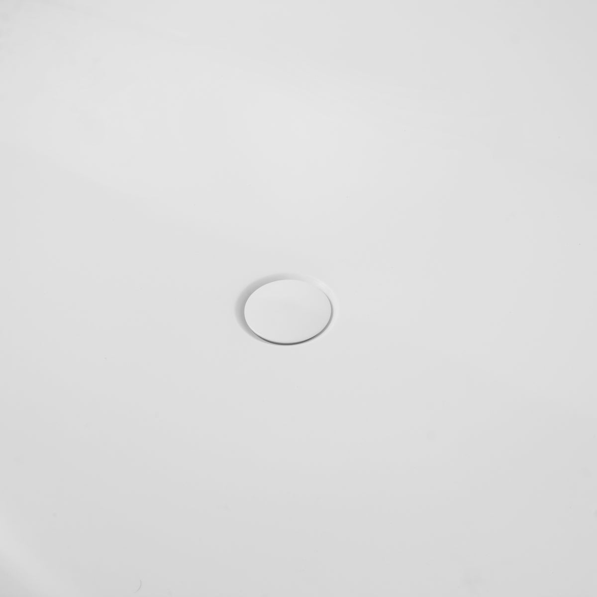 59 Inch Freestanding Solid Surface Soaking Bathtub