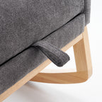 LY-5104 Upholstered Rocking Chair