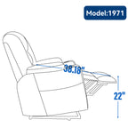 Large Power Lift Recliner Chair with Massage and Heat