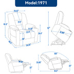 Large Power Lift Recliner Chair with Massage and Heat