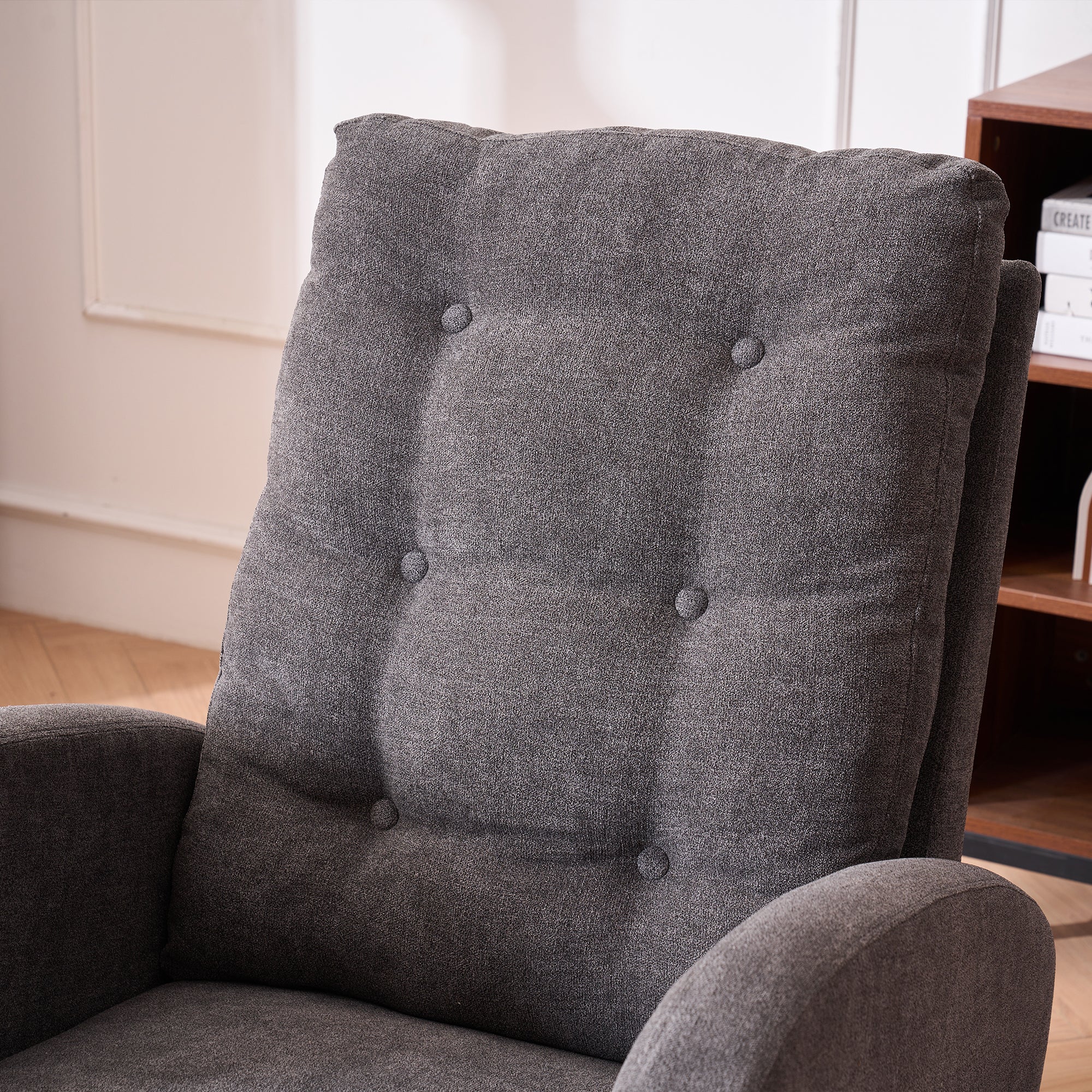 LY-5104 Upholstered Rocking Chair
