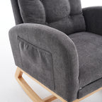 LY-5104 Upholstered Rocking Chair