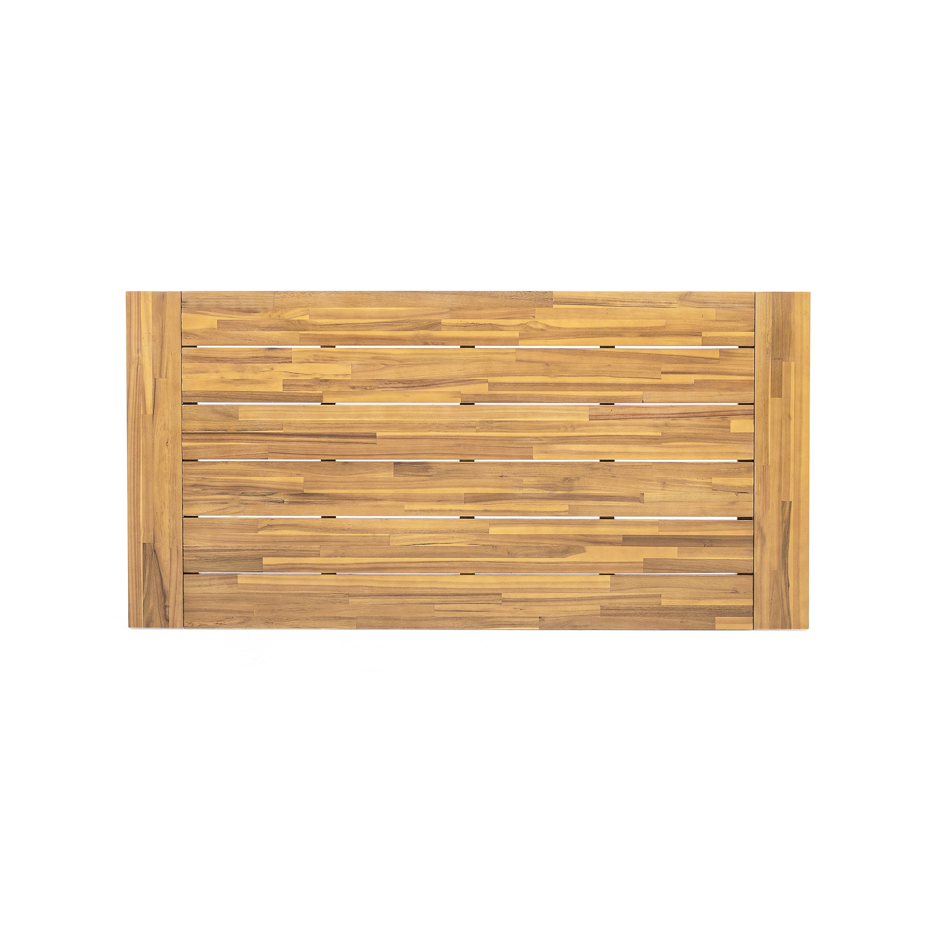 Modern Outdoor Dining Table, Acacia Wood Patio Table