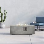 Concrete Propane Outdoor Fire Pit Table