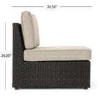 Santa Cruz Outdoor 8-Piece Sectional Set
