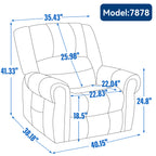 Power Lift Recliner Chair With Heat & Massage Features