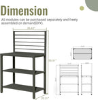 Outdoor Kitchen Island with Storage
