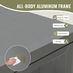 Outdoor Kitchen Island with Storage