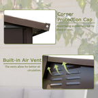 Outdoor Storage Shed 6x4 FT