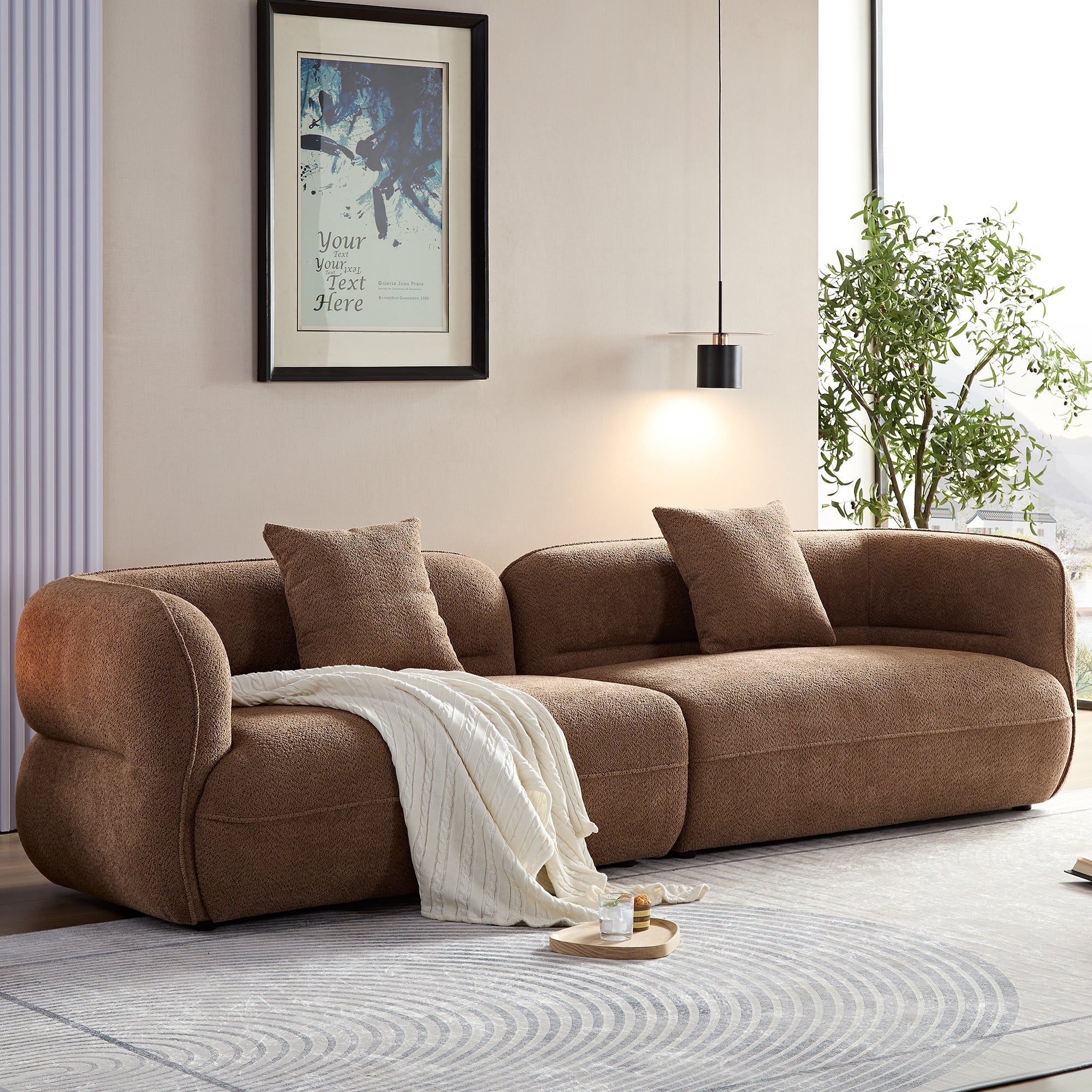 WKS11CZ Camel Sofa