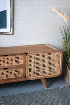59x15x20" Teak Cabinet