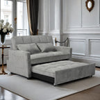 Modern Velvet Loveseat Futon Sofa