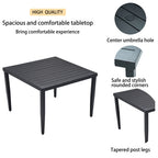 5-Piece Outdoor Patio Aluminum Furniture Dining Set