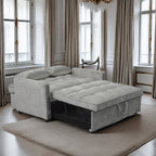 Modern Velvet Loveseat Futon Sofa