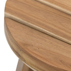 D16x16" Round Side Table, Solid Wood