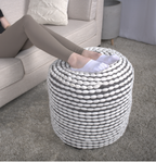 River Water Resistant Handcrafted Cylindrical Pouf