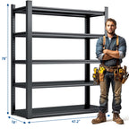 5 Tier Heavy Duty Metal Garage Shelves