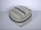 Karim Faux Yarn Large Pouf