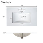 30" Bathroom Vanity Set with Sink Combo