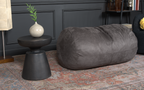 Michael 4 Foot Cylindrical Suede Bean Bag