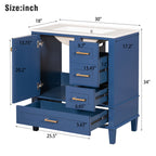 30" Bathroom Vanity Set with Sink Combo