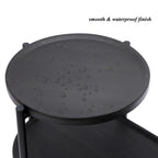 Round Coffee Table with Storage Tray