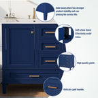 30" Bathroom Vanity Set with Sink Combo