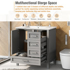 30" Modern Bathroom Vanity with Sink Combo Set