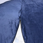 Minky Velvet Bean Bag Chair - Navy 5ft