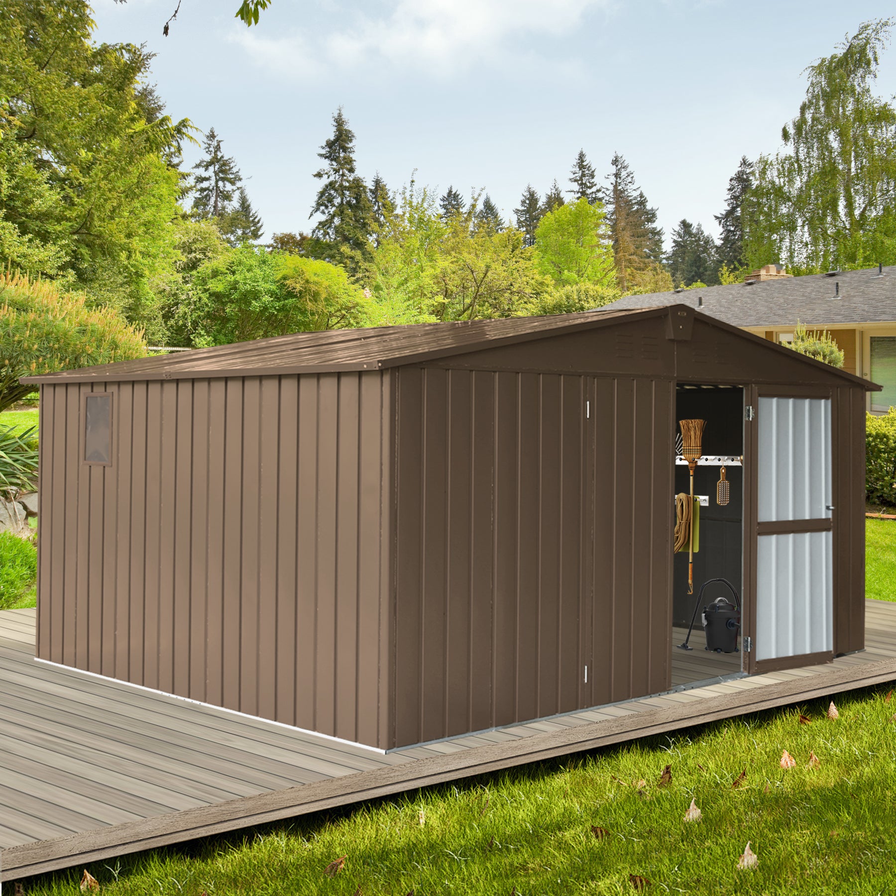 Backyard Storage Shed 11' x 12.5'