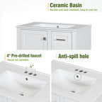 30" Bathroom Vanity with Sink Combo Set