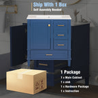 30" Bathroom Vanity Set with Sink Combo