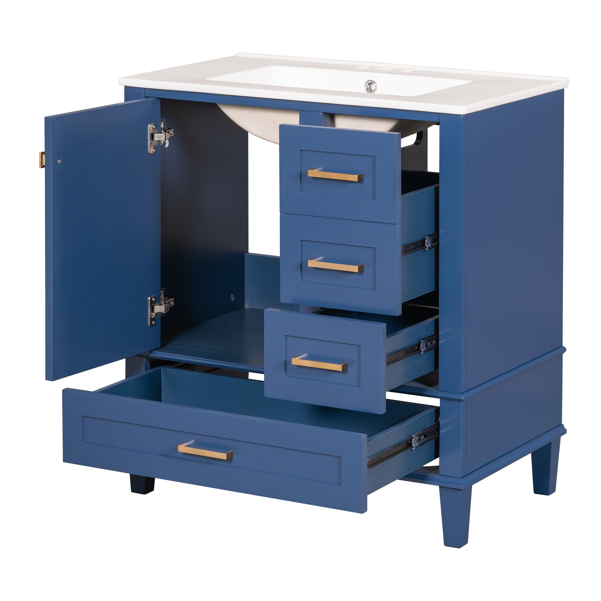 30" Bathroom Vanity Set with Sink Combo