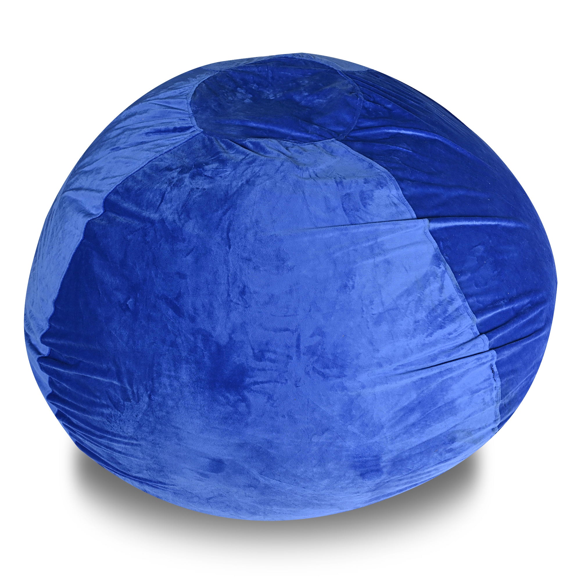 Minky Velvet Bean Bag Chair - 4ft Plush Floor Chair for Kids and Adults