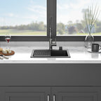 Quartz Kitchen Sink - 25" x 22" x 9.65"