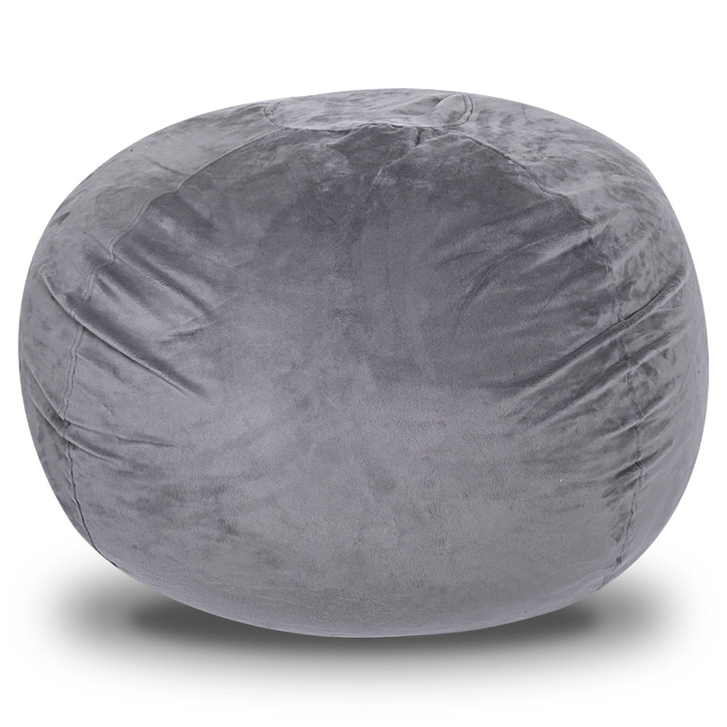Minky Velvet Bean Bag Chair - 5ft Plush Lounge Chair