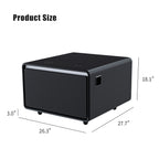Modern Smart Side Table with Built-in Fridge