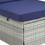 Outdoor PE Rattan Furniture Deck Chair