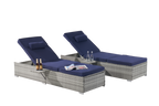 Outdoor PE Rattan Furniture Deck Chair
