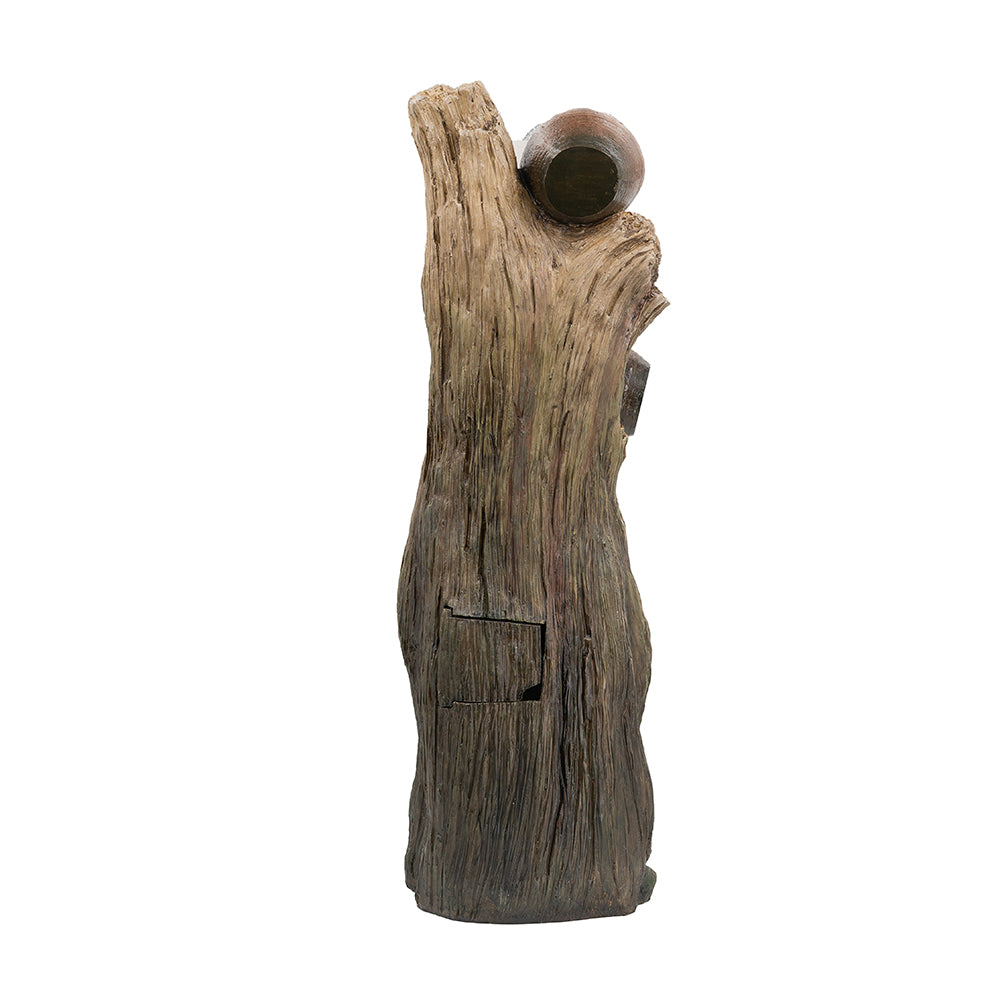 Decorative 3 Tier Tree Trunk Fountain