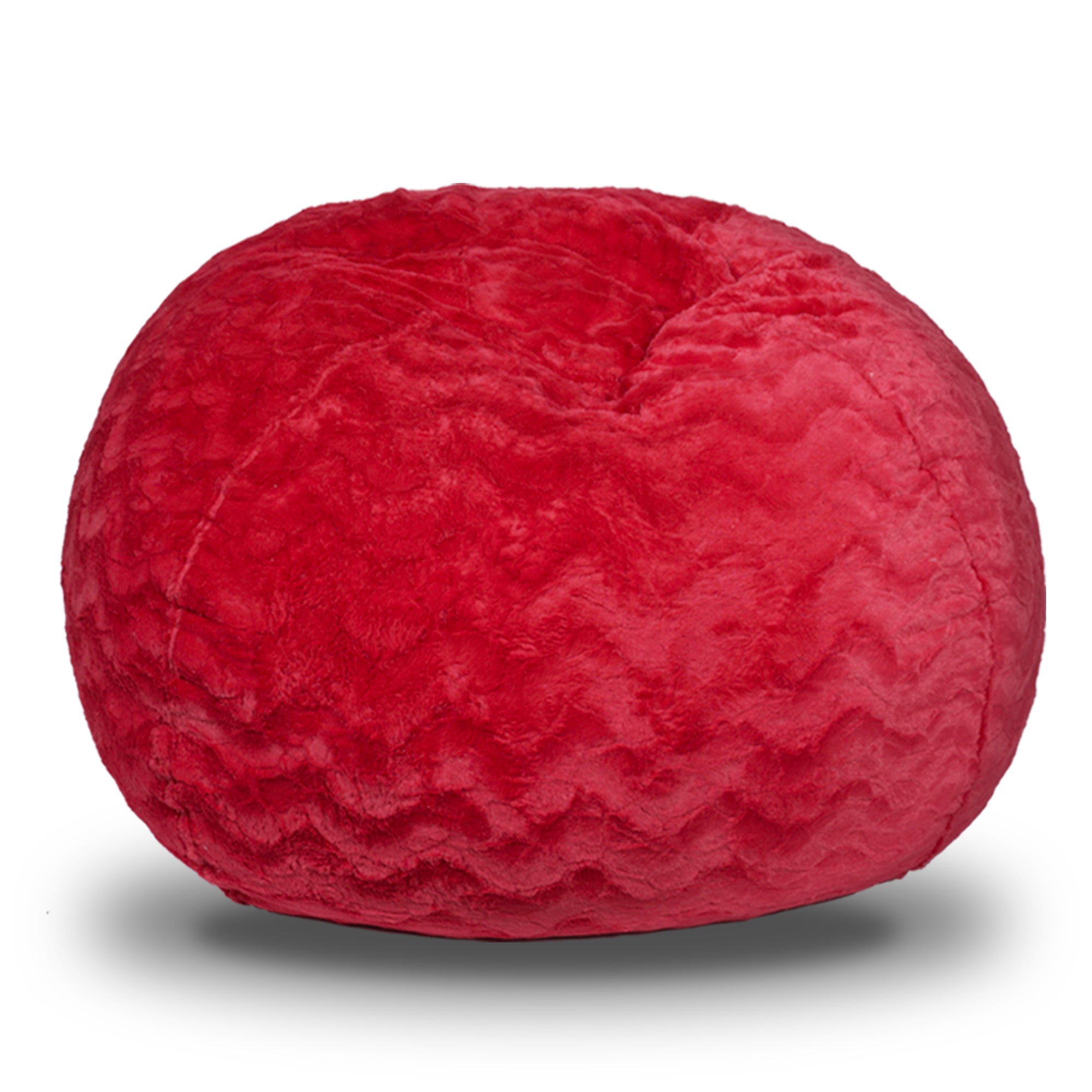 Faux Fur Bean Bag Chair - 5ft Cozy Lounger for Kids & Adults