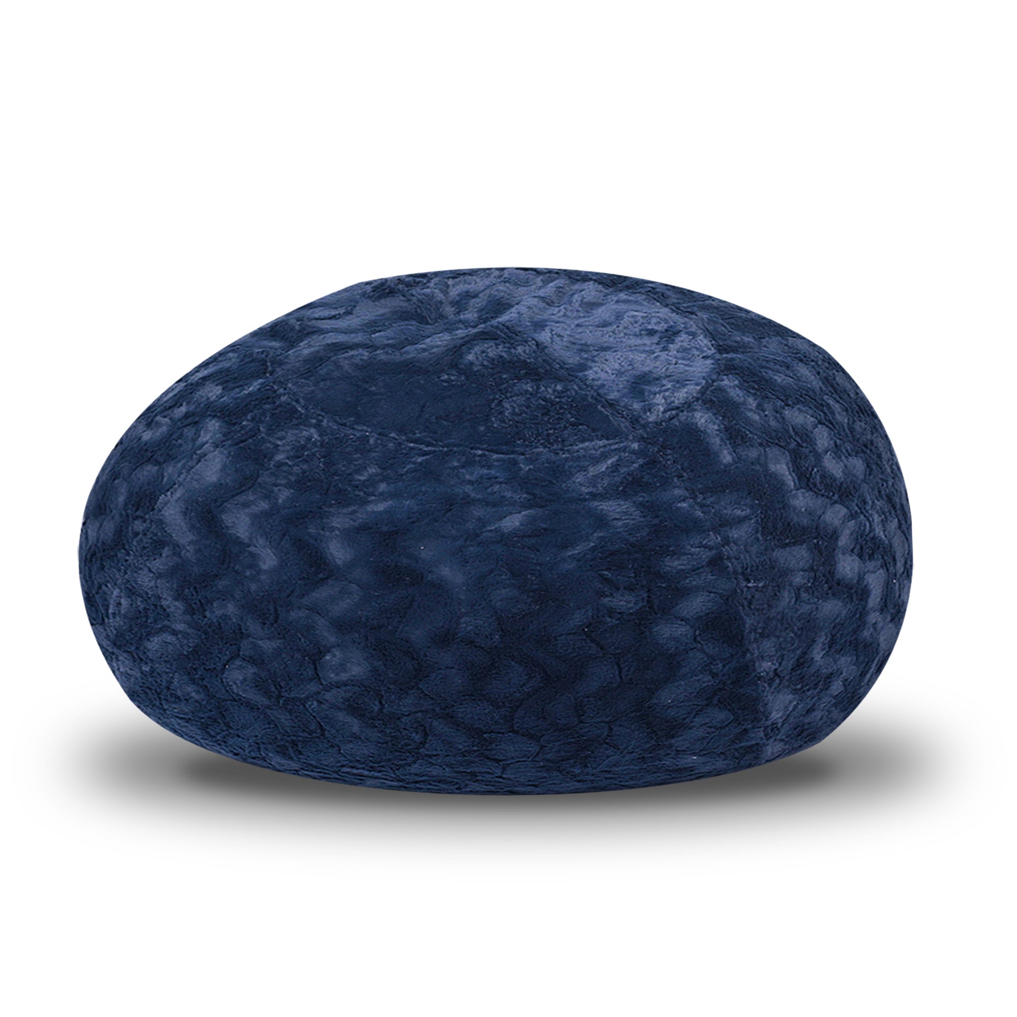 Faux Fur Bean Bag Chair - Navy