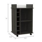 Dukat Bar Cart - Espresso