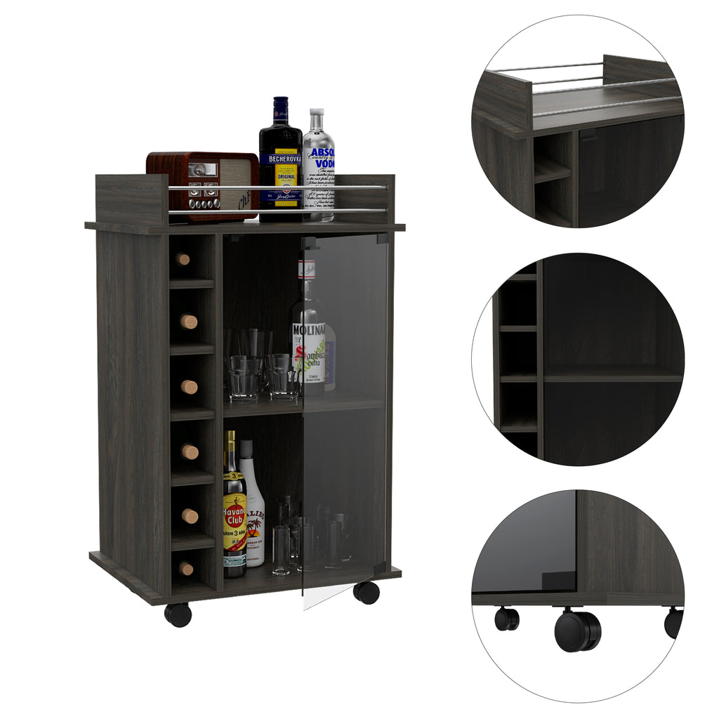 Dukat Bar Cart - Espresso